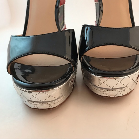 Kate Spade Dora Taco Truck Patent Leather Shoes Size 7.5 - Picture 4 of 13